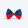 HUFT Royal Rang Bow Tie For Dog - Red & Blue - Heads Up For Tails