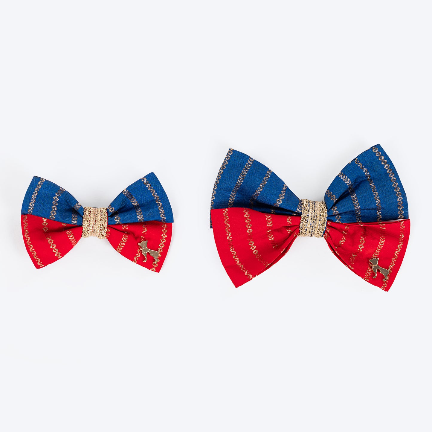 HUFT Royal Rang Bow Tie For Dog - Red & Blue - Heads Up For Tails