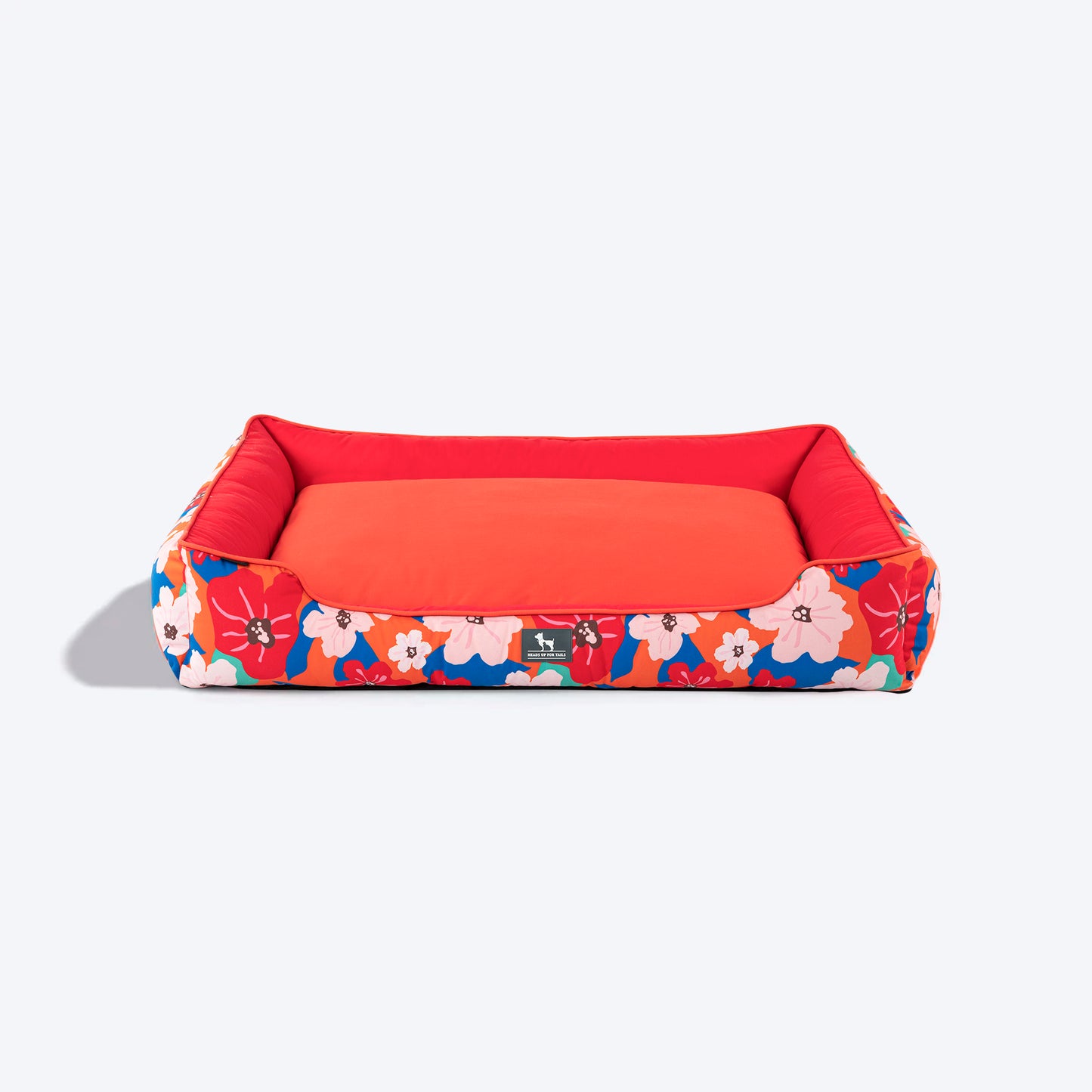 HUFT Petal Play Lounger Dog Bed - Orange - Heads Up For Tails