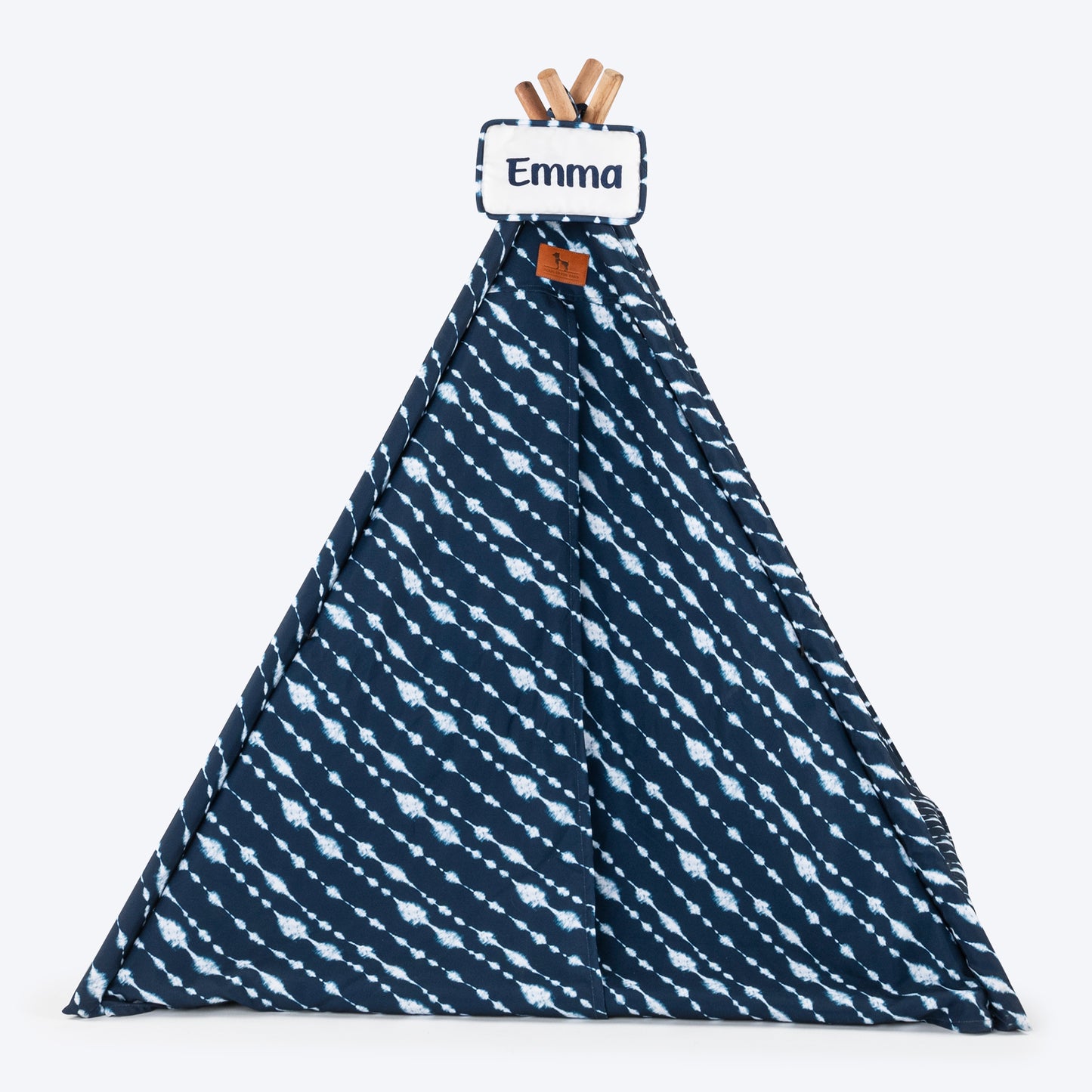HUFT Personalised Cosy Canopy Teepee Tent For Dogs & Cats - Heads Up For Tails