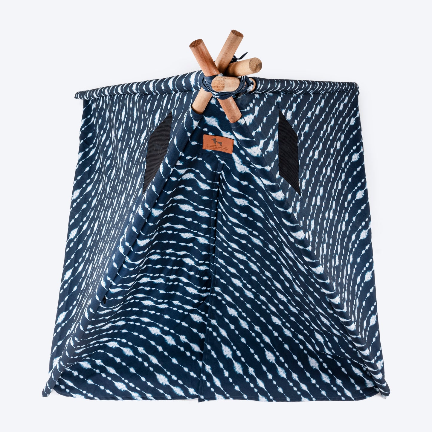 HUFT Personalised Cosy Canopy Teepee Tent For Dogs & Cats - Heads Up For Tails