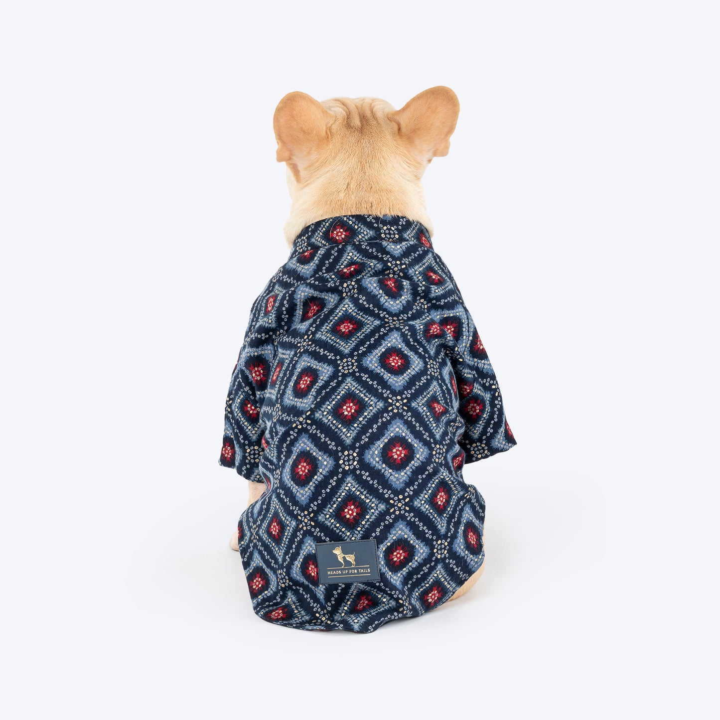 HUFT Rang Riwaz Kurta For Dog - Blue - Heads Up For Tails