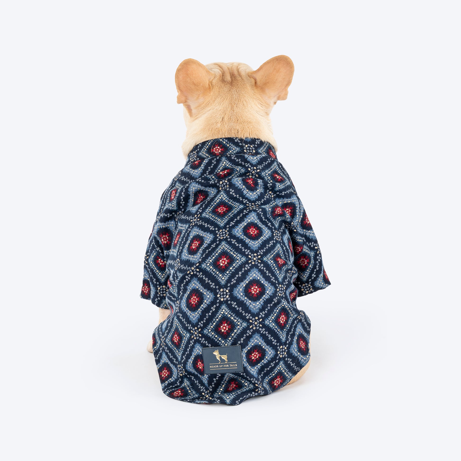 HUFT Rang Riwaz Kurta For Dog - Blue - Heads Up For Tails