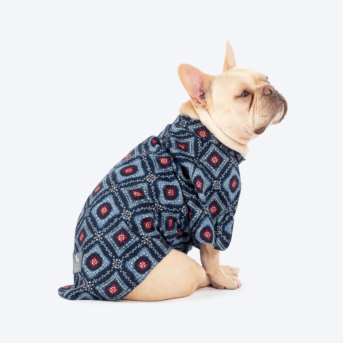 HUFT Rang Riwaz Kurta For Dog - Blue - Heads Up For Tails
