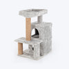 HUFT Purrfect Hideout Multipurpose Cat Tree - Grey & Beige