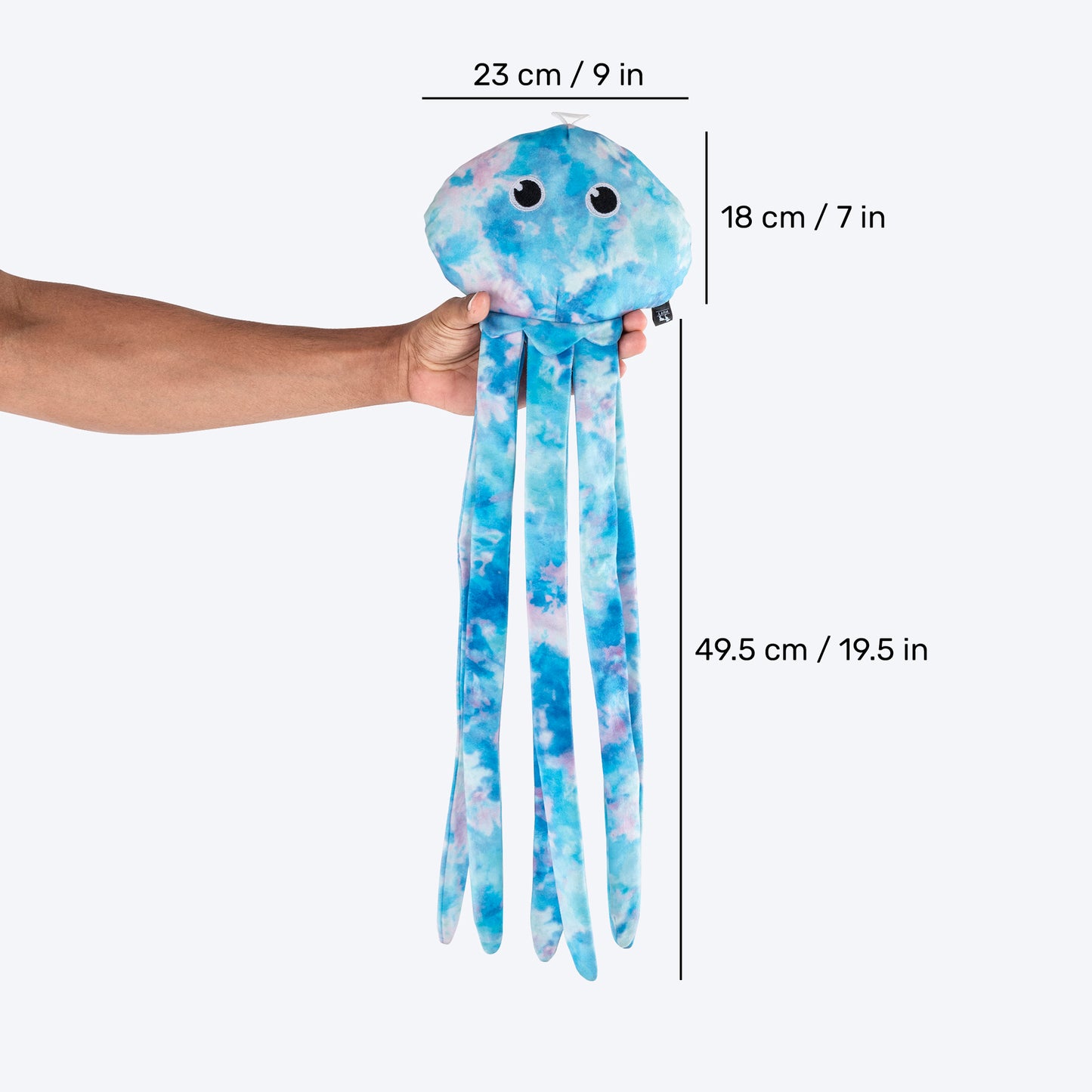 HUFT Octopus Big Cuddle Toy For Dogs - Heads Up For Tails