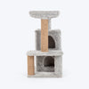 HUFT Purrfect Hideout Multipurpose Cat Tree - Grey & Beige