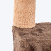 HUFT Cozy Crest Multipurpose Cat Tree - Brown & Beige