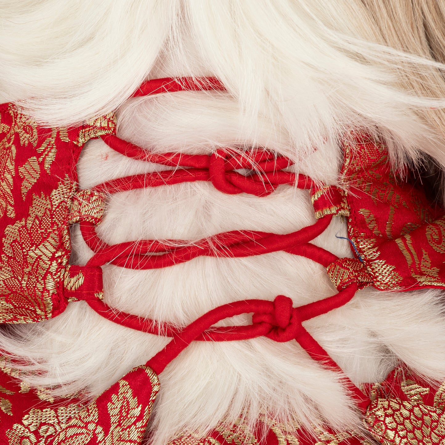 HUFT Customised Sona Sitara Brocade Lehenga Dress For Dog & Cat - Red