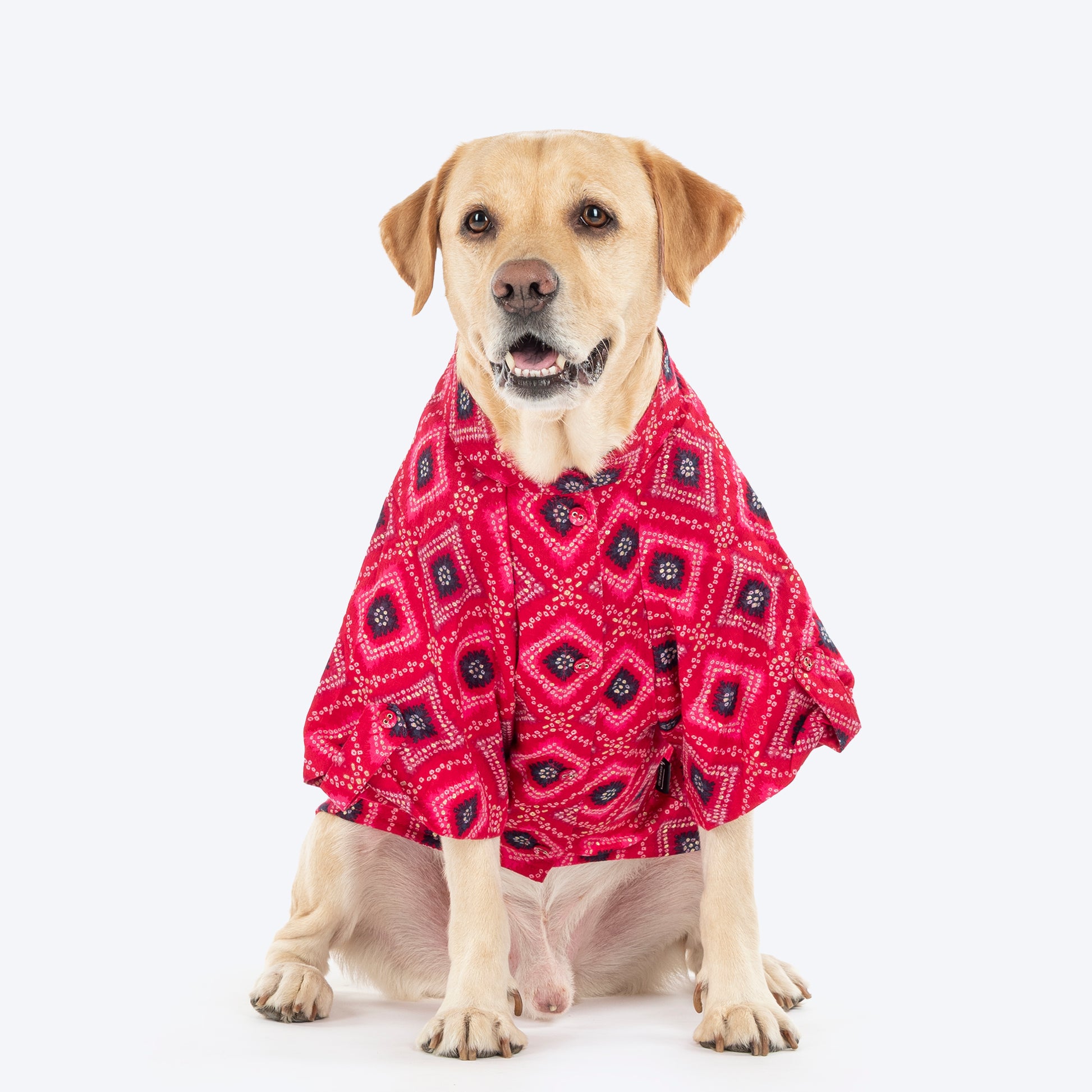 HUFT Rang Riwaz Kurta For Dog - Pink - Heads Up For Tails