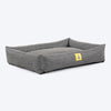 TLC Nesting Nook Bed For Dog - Charcoal Grey - Heads Up For Tails