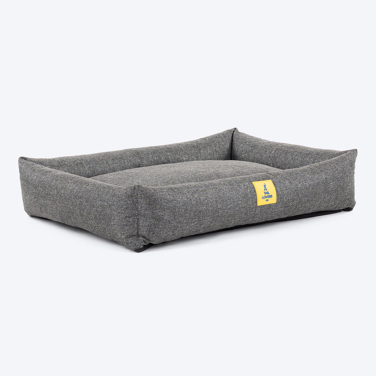 TLC Nesting Nook Bed For Dog - Charcoal Grey - Heads Up For Tails