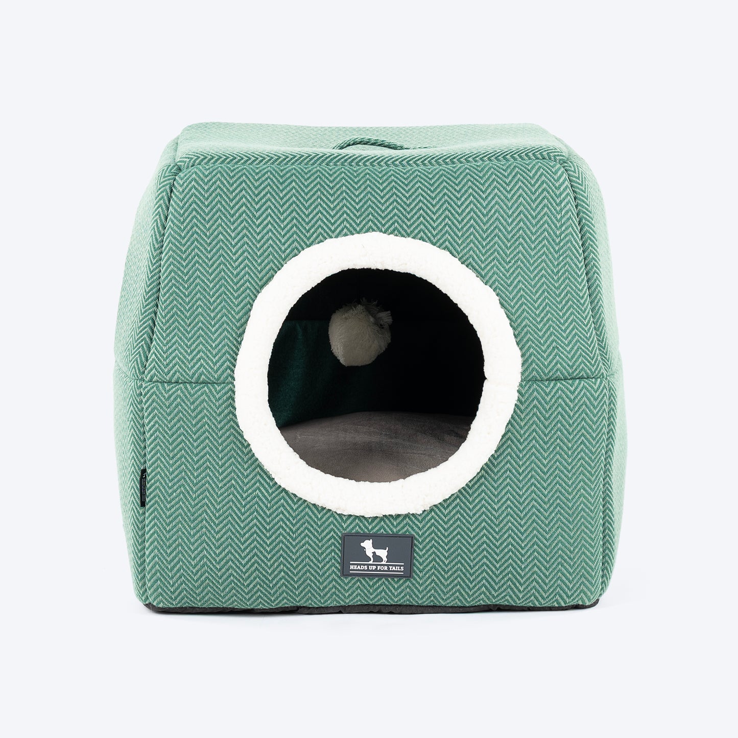 HUFT Furbulous Tent Bed For Dog - Green - Heads Up For Tails