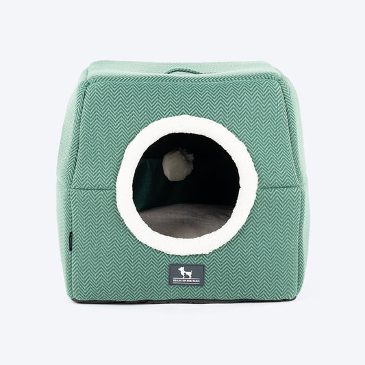 HUFT Furbulous Tent Bed For Dog - Green - Heads Up For Tails