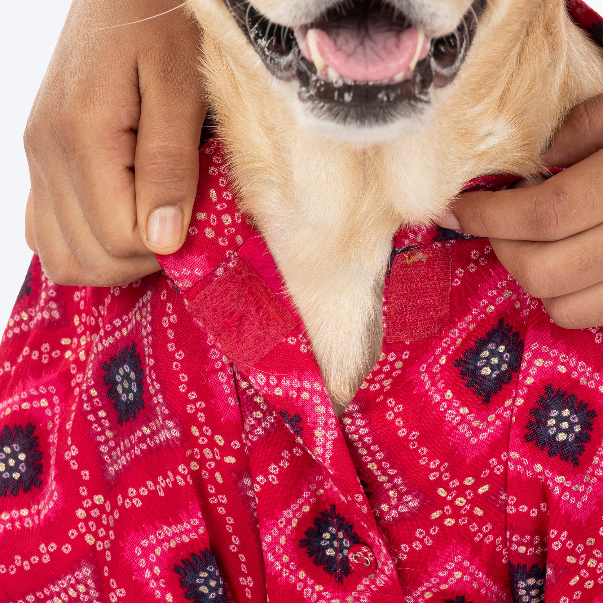 HUFT Rang Riwaz Kurta For Dog - Pink - Heads Up For Tails