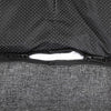 TLC Nesting Nook Bed For Dog - Charcoal Grey - Heads Up For Tails