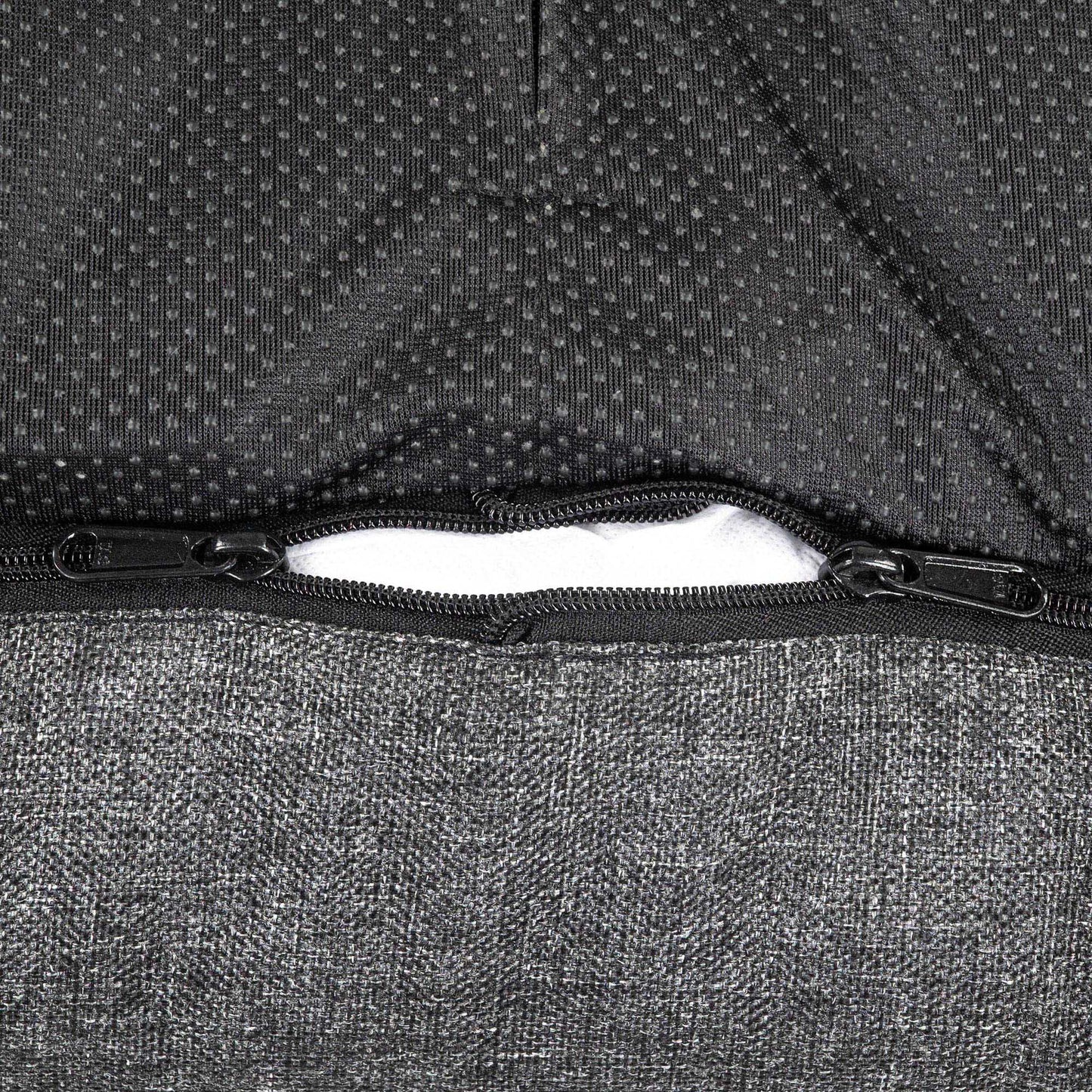TLC Nesting Nook Bed For Dog - Charcoal Grey - Heads Up For Tails