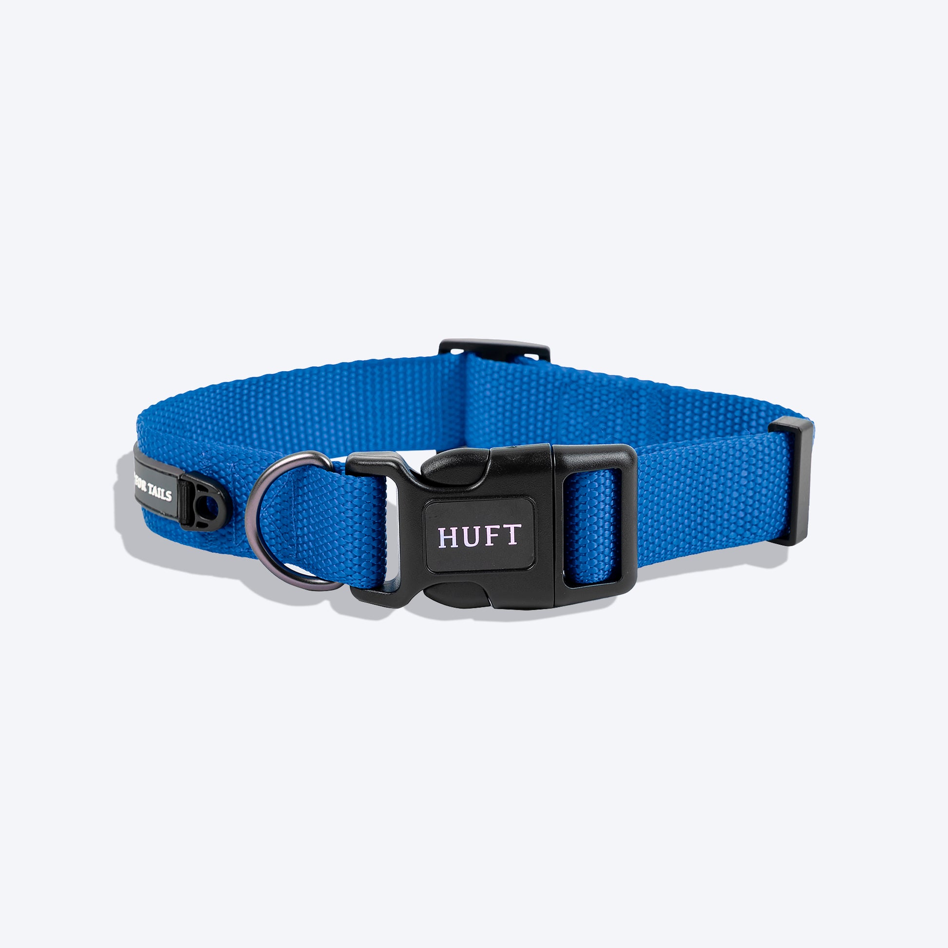 HUFT Basics Dog Collar & Leash Set - Cobalt Blue - Heads Up For Tails