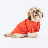 HUFT Royal Elephant Brocade Kurta For Dog - Orange - Heads Up For Tails