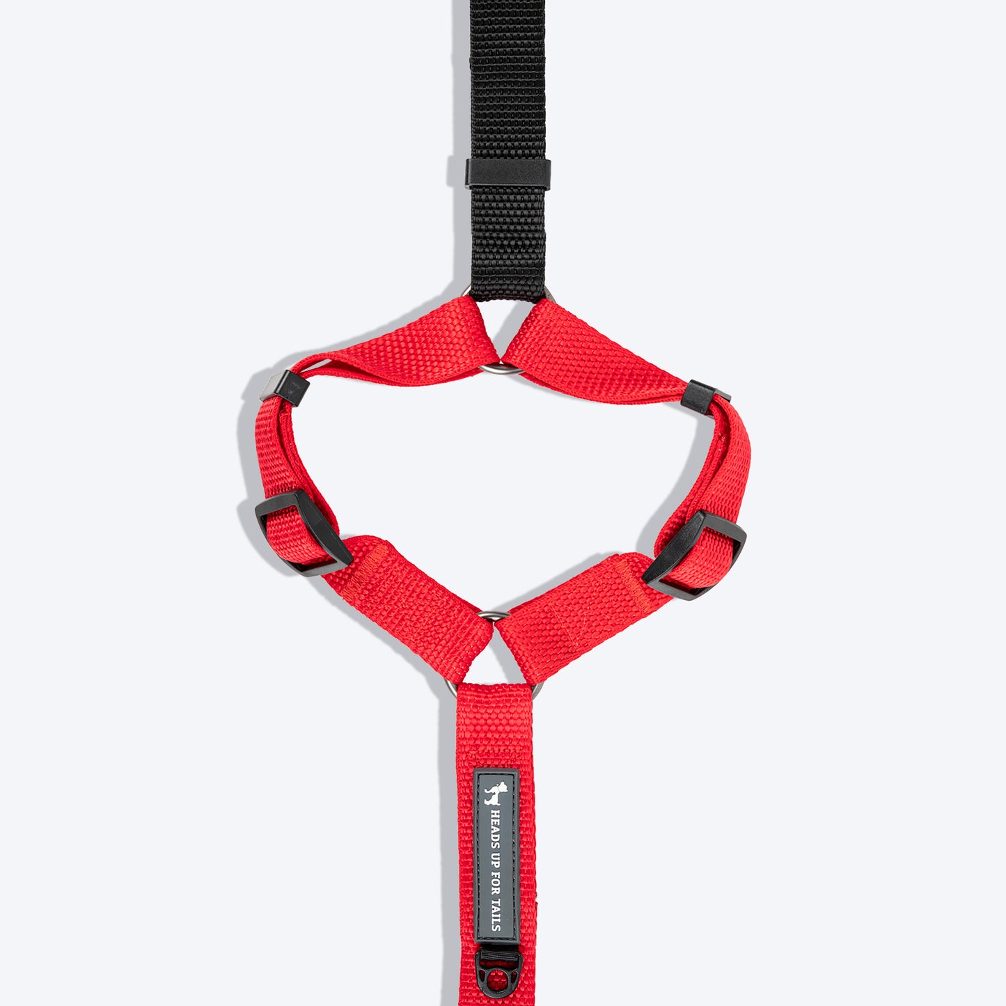 HUFT Basics Dog H-Harness - Crimson Red - Heads Up For Tails