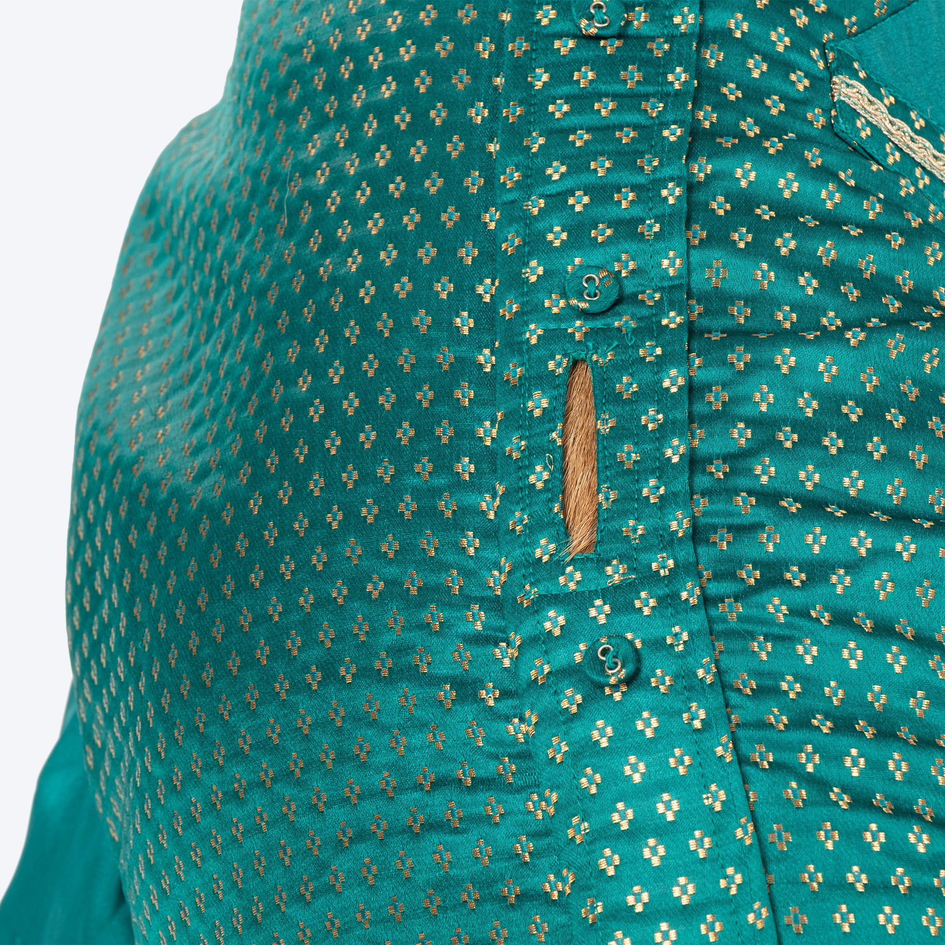 HUFT Shahi Paws Kurta For Dog - Green - Heads Up For Tails