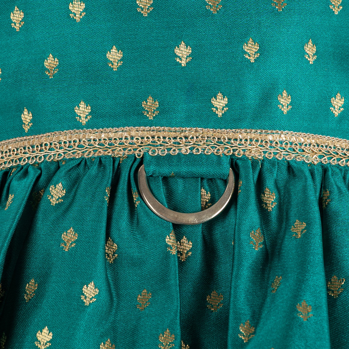 HUFT Desi Dazzle Dress For Dog - Green - Heads Up For Tails
