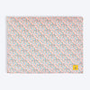 TLC Abstract Doodle Flat Haven Bed For Dog - Beige - Heads Up For Tails