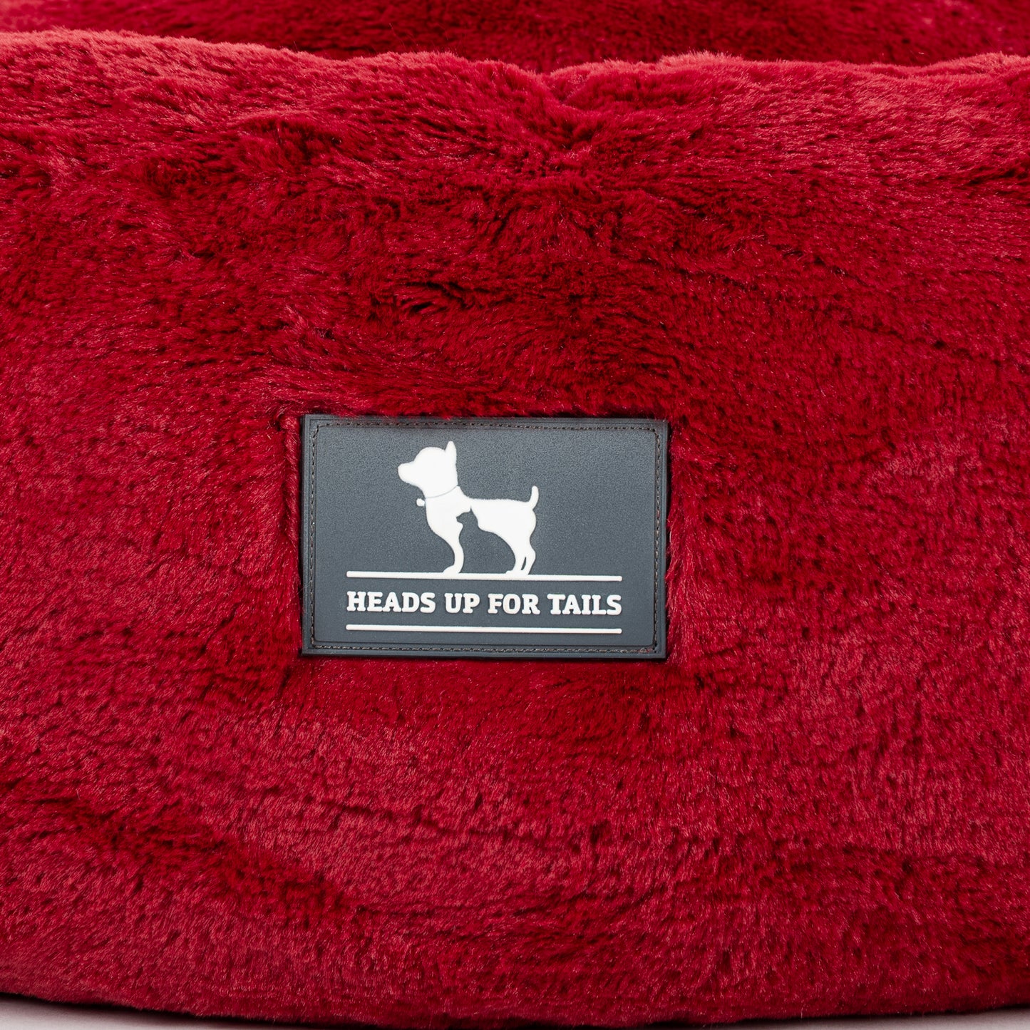 HUFT Snuggle Sphere Donut Bed For Dog & Cat - Red - Heads Up For Tails