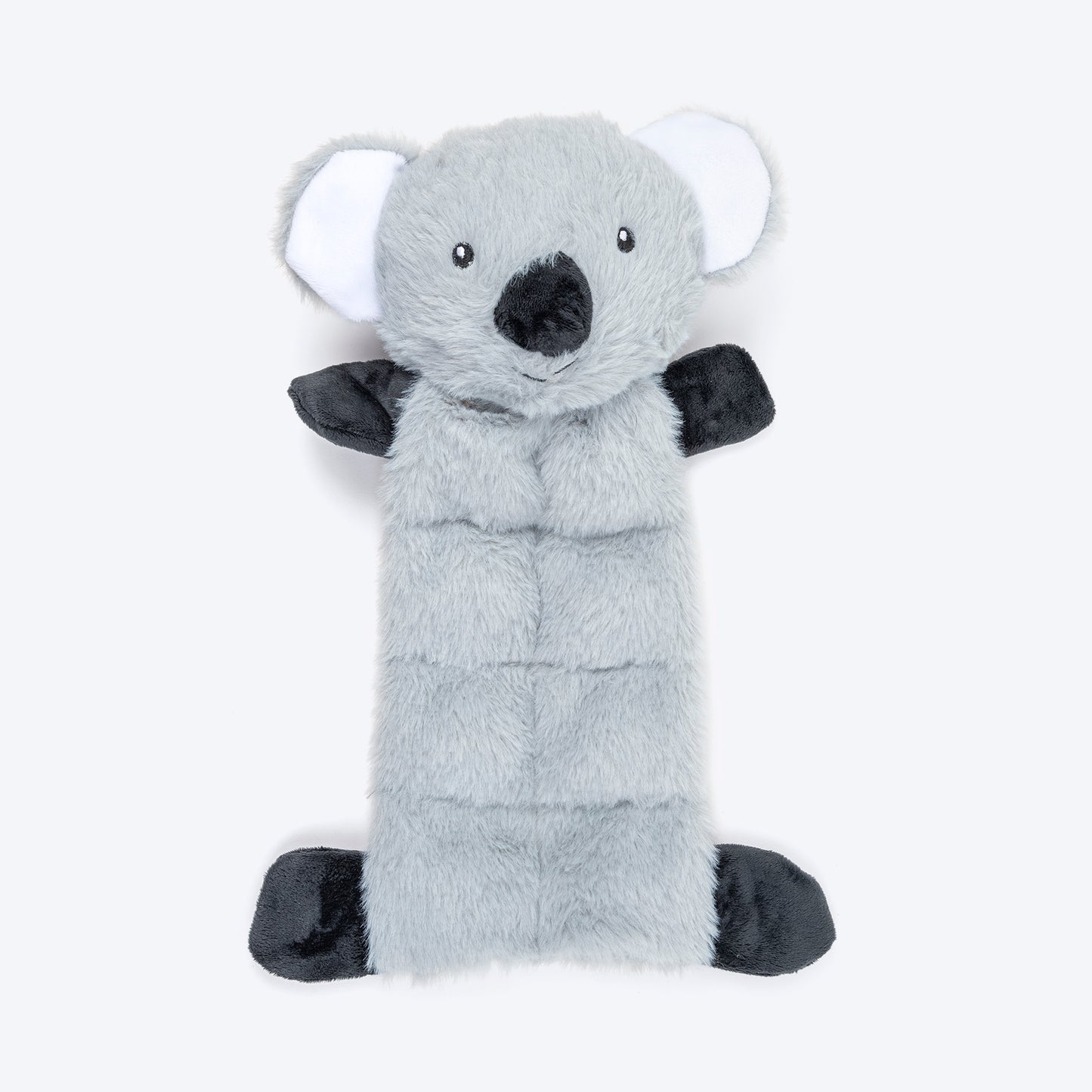 HUFT Kool Koala Squeaky Plush Toy For Dog - Grey - Heads Up For Tails