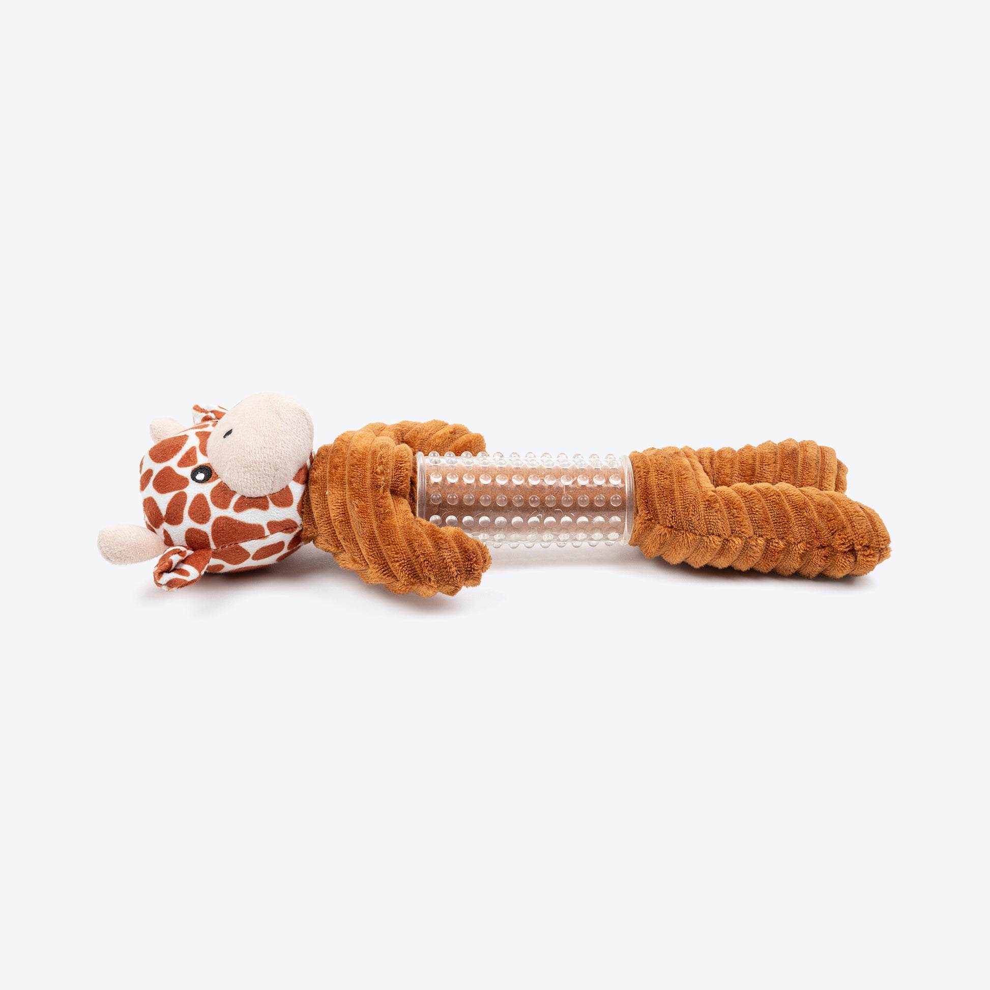HUFT Deerest Chew & Cuddle Squeaky Plush Toy For Dog - Brown - Heads Up For Tails