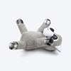 HUFT Bucky Beaver Squeaky Plush Toy For Dog - Grey - Heads Up For Tails