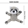 HUFT Bucky Beaver Squeaky Plush Toy For Dog - Grey - Heads Up For Tails