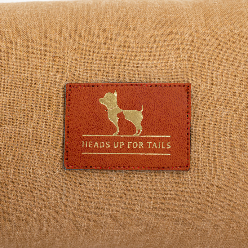 HUFT Flutter Of Love Lounger Bed For Dog - Light Brown - Heads Up For Tails