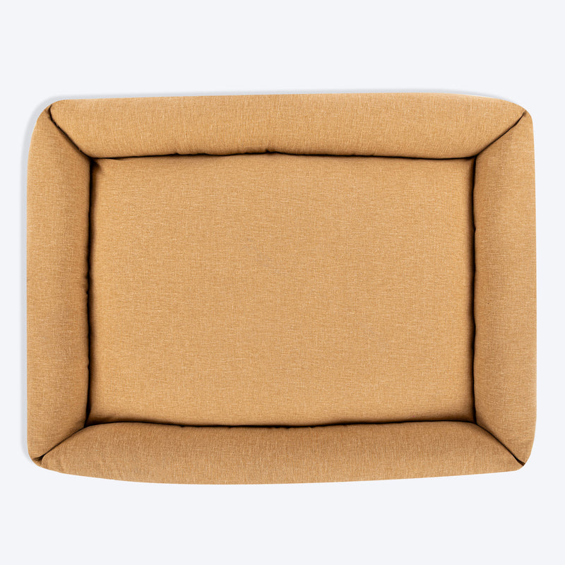 HUFT Flutter Of Love Lounger Bed For Dog - Light Brown - Heads Up For Tails