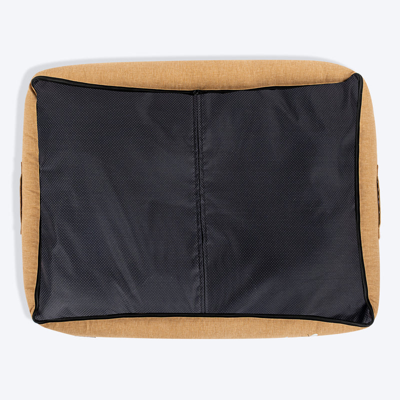HUFT Flutter Of Love Lounger Bed For Dog - Light Brown - Heads Up For Tails