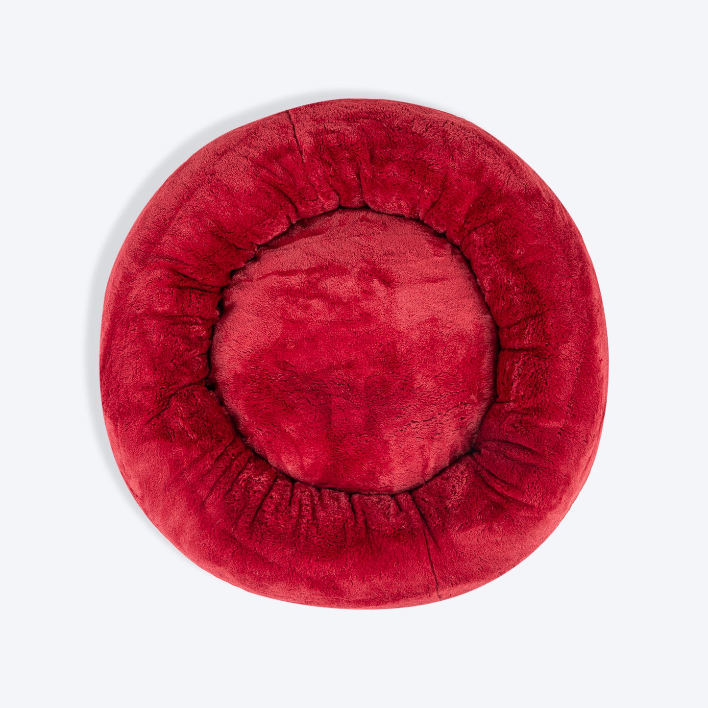 HUFT Snuggle Sphere Donut Bed For Dog & Cat - Red - Heads Up For Tails