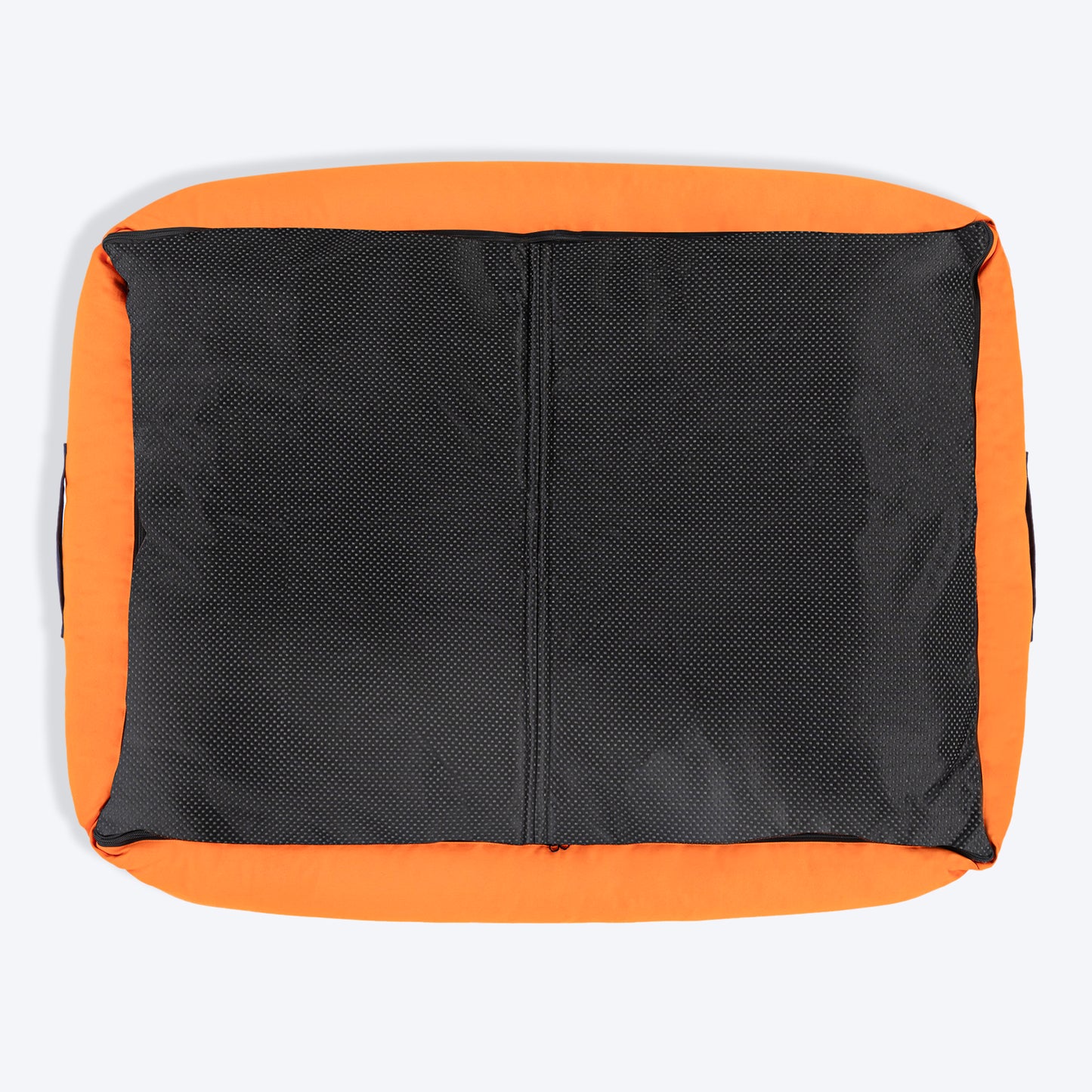 HUFT Classic Lounger Dog Bed - Orange & Blue - Heads Up For Tails