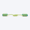 TLC Tug Loop Rope Toy For Dog - Blue & Yellow - Heads Up For Tails