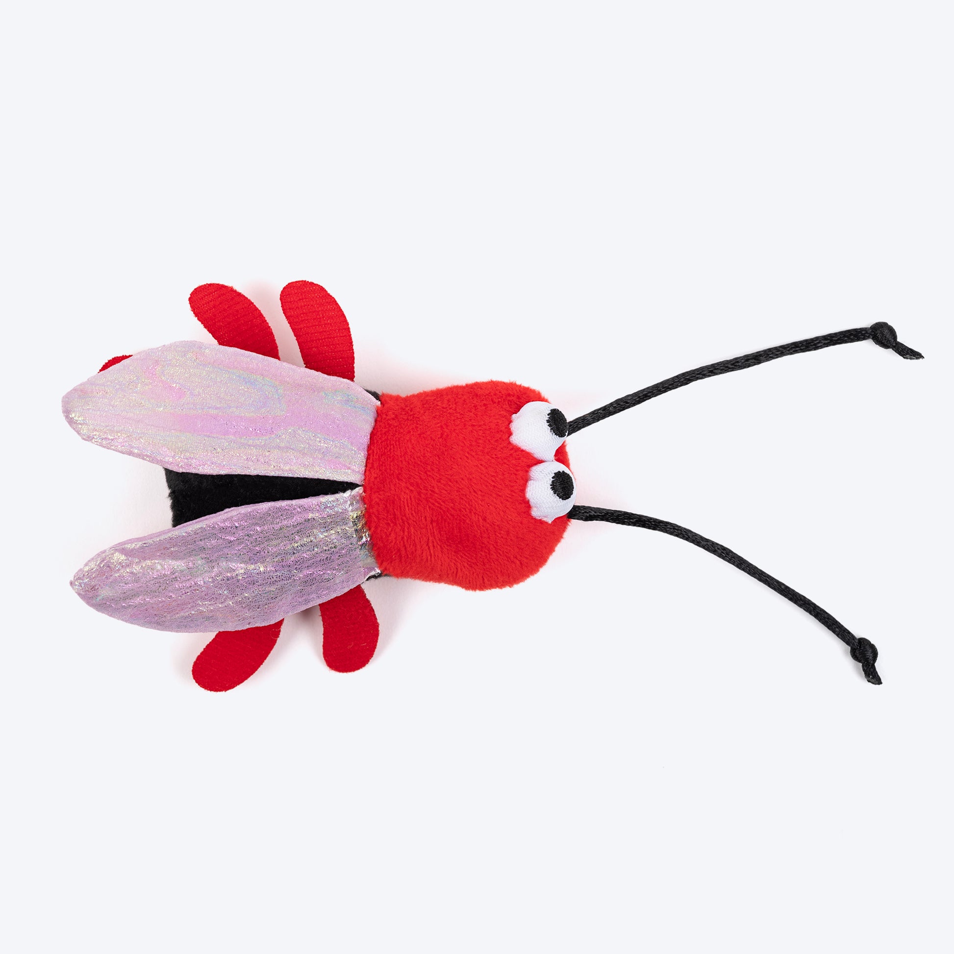 HUFT Lady Buggs Plush With Catnip Toy For Cat - Red - Heads Up For Tails