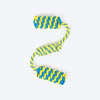 TLC Tug Loop Rope Toy For Dog - Blue & Yellow - Heads Up For Tails