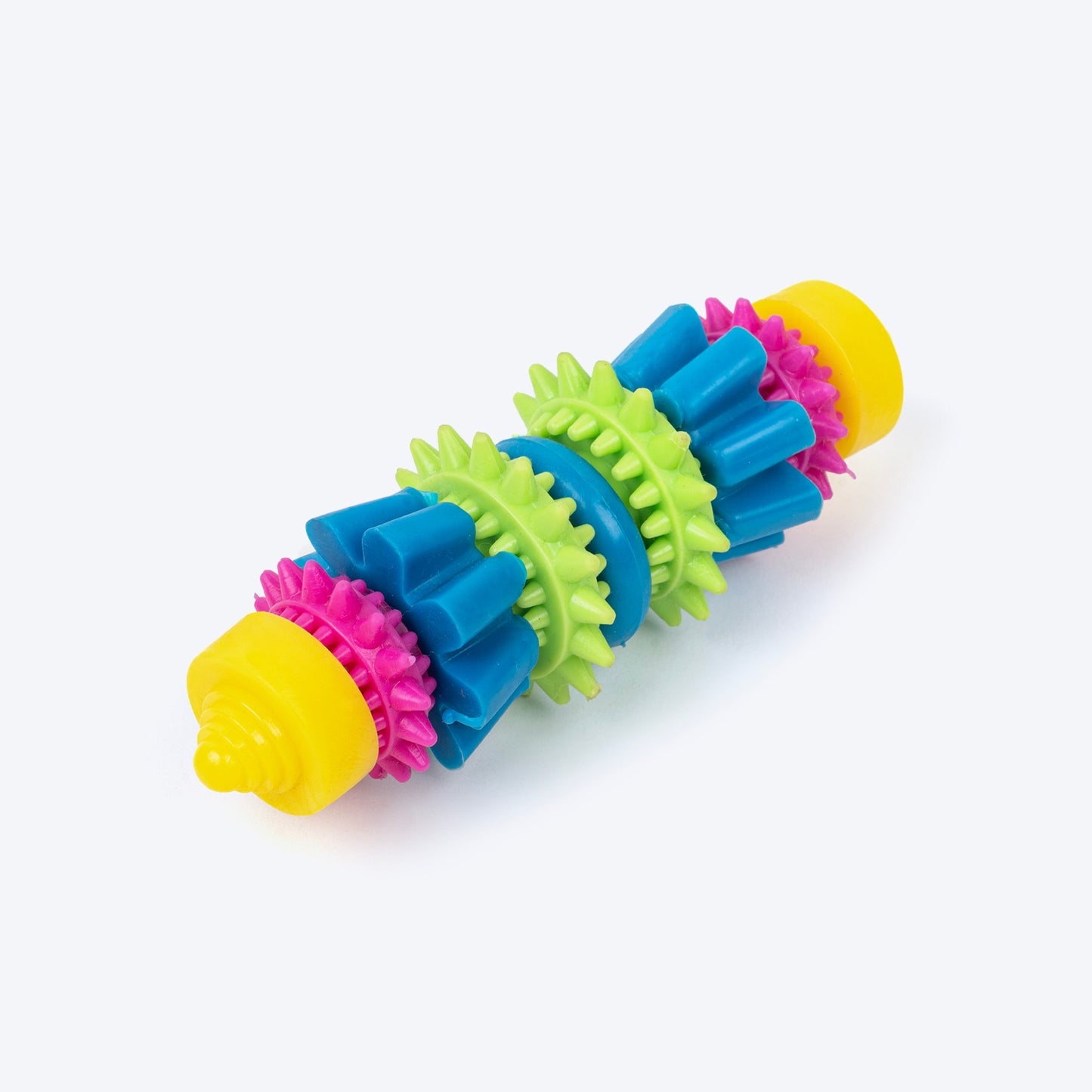 TLC Spiky Chomp Chew Toy For Dog - Multicolor - Heads Up For Tails