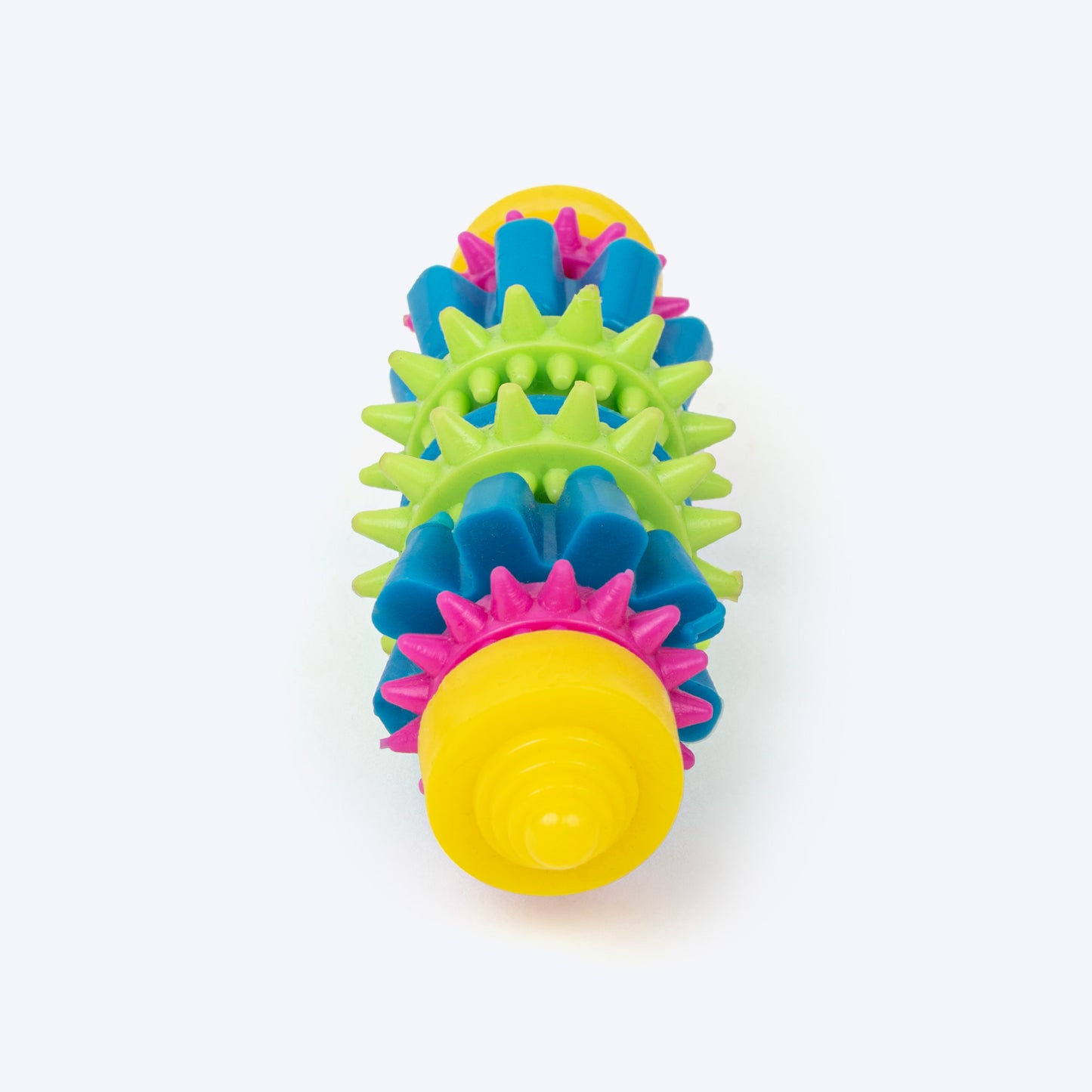 TLC Spiky Chomp Chew Toy For Dog - Multicolor - Heads Up For Tails