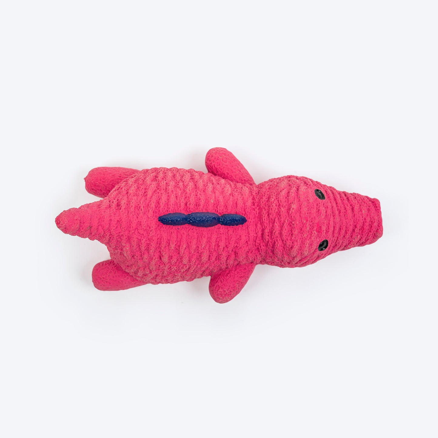 HUFT Coco The Crocodile Squeaky Chew Toy For Dog - Pink - Heads Up For Tails