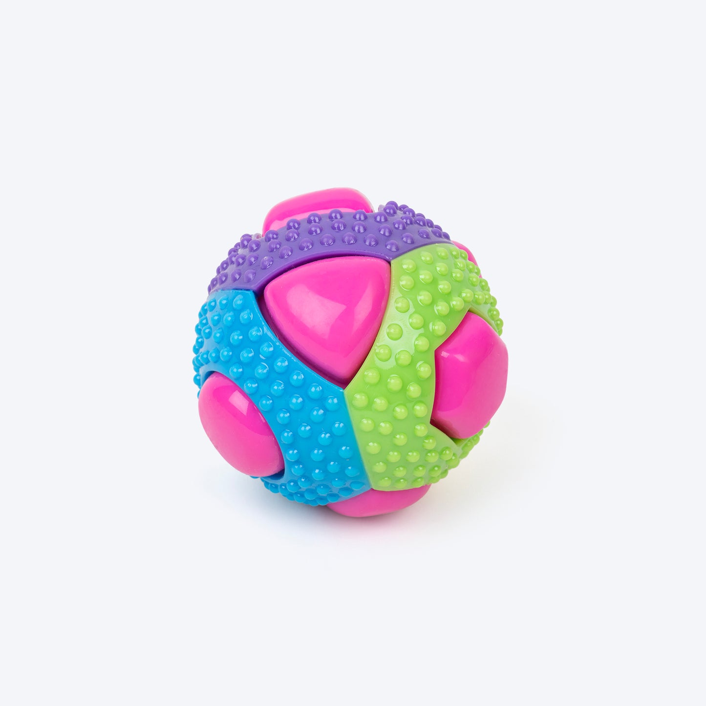 TLC Color Pop Ball Chew Toy For Dog - Multicolor - Heads Up For Tails