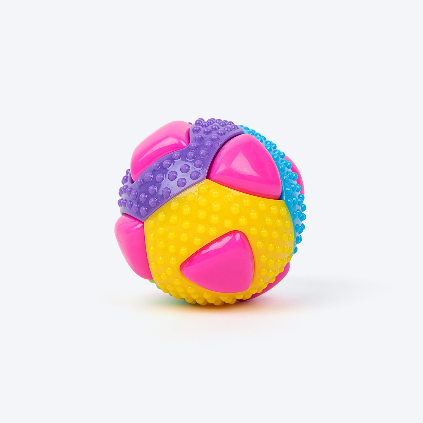 TLC Color Pop Ball Chew Toy For Dog - Multicolor - Heads Up For Tails