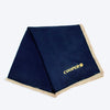 HUFT Personalised Luxe Velvet Blanket For Dog & Cat - Dark Navy - Heads Up For Tails
