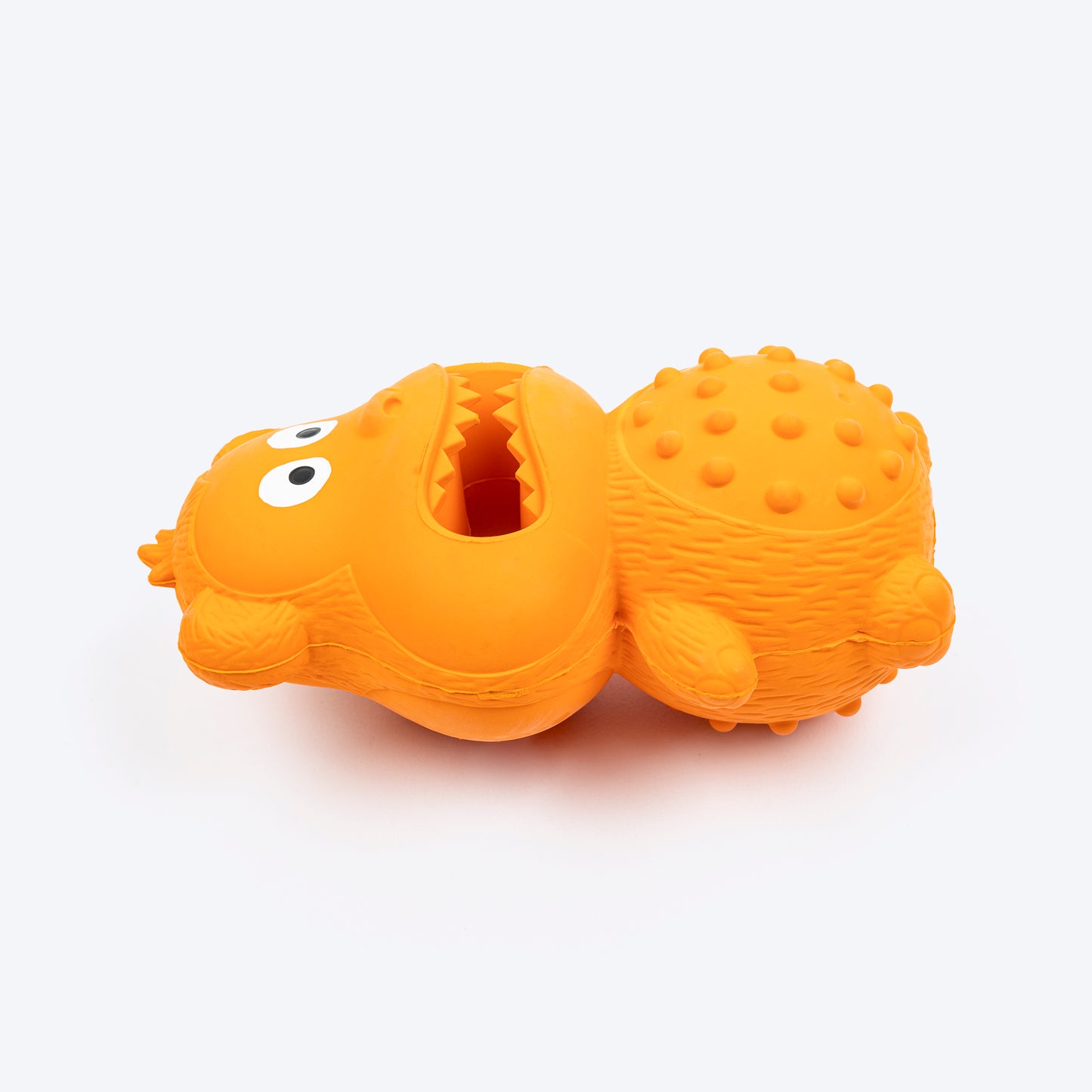 HUFT Yappie Monkie Squeaky Chew Toy For Dog - Orange - Heads Up For Tails