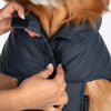 HUFT Cozy Snuggles Puffer Fur Dog Jacket - Navy Blue - Heads Up For Tails