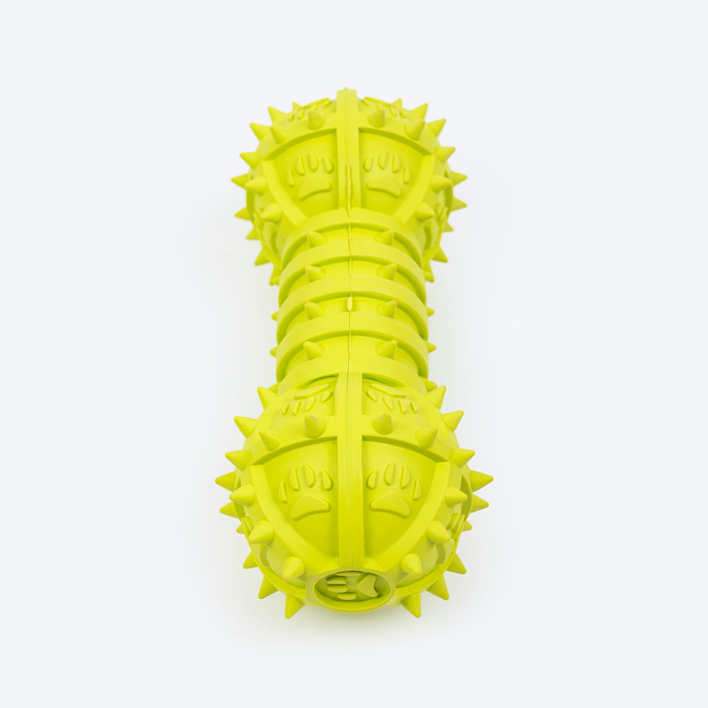 TLC Spiky Dumbbell Squeaky Chew Toy For Dog - Green - Heads Up For Tails