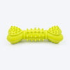 TLC Spiky Heart Bone Squeaky Chew Toy For Dog - Green - Heads Up For Tails